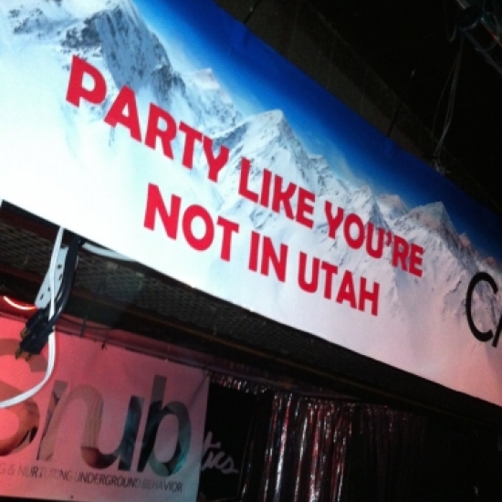 utah is a horrible place to party......