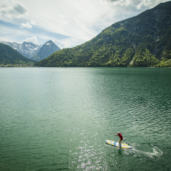 early summer day on achensee.