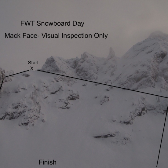 Mack Face snowboard day